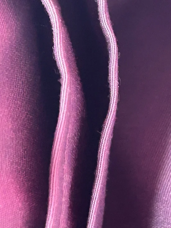 Coach Plum Textured Leather Wristlet Approx. 6 x 4 - Picture 10 of 12